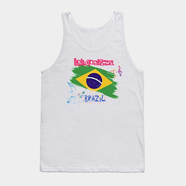 Lollapalooza Brazil Tank Top by smkworld